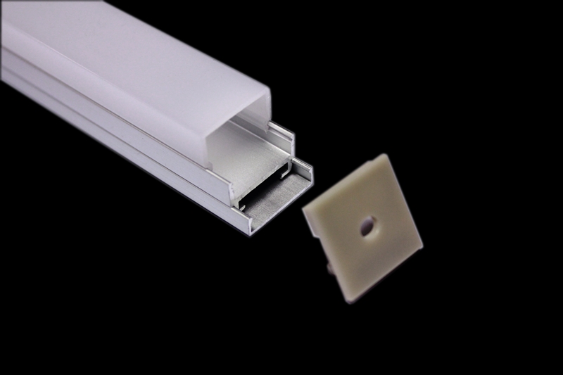 Aluminium Channel LP04-F Surface Mounting Extrusion